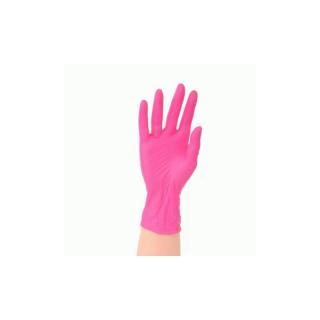 Starnails Nitrilové rukavice bez latexu, růžové (S) - 5 párů