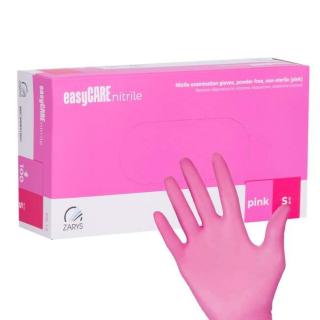 Starnails Nitrilové rukavice bez latexu, růžové (S) - 50 párů