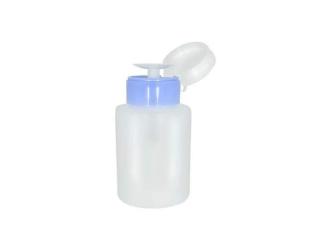 Starnails Plastový dávkovač s pumpičkou, 150ml, modrý
