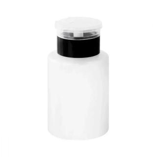 Starnails Plastový dávkovač s pumpičkou, 200ml - černý