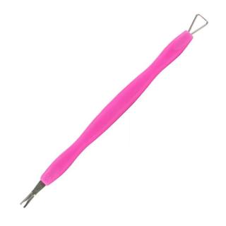 Starnails Pomůcka 2v1 k odstranění gel laku a nehtové kůžičky - růžová