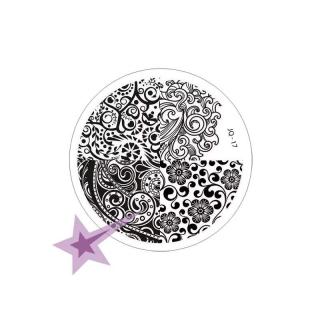Starnails Razítkovací destička JQ17 - abstraktní vzory
