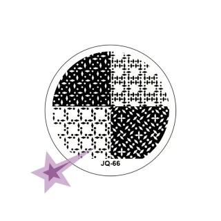 Starnails Razítkovací destička JQ66 - Ornamenty