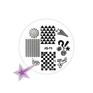 Starnails Razítkovací destička JQ75 - Cool