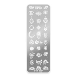 Starnails Razítkovací destička STZ-N09
