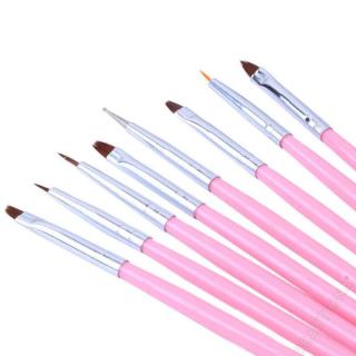 Starnails Sada 8 štětců na nehtovou modeláž