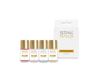 Starnails Sada STARNAILS Cuticle Oil Cocktails Set - sada 4 olejíčků na nehty