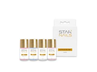 Starnails Sada STARNAILS Cuticle Oil Drops Set - sada 4 olejíčků na nehty