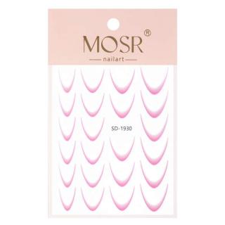 Starnails Samolepky na nehty ombré - light pink