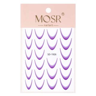 Starnails Samolepky na nehty ombré - violet