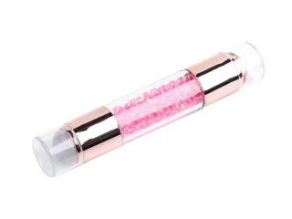 Starnails Silikonové oboustranné razítko na nehty Pinky Lux se stěrkou a destičkami