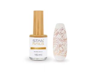 Starnails Stamping Nail Polish Starnails, 15ml - Rose Gold - zdobicí lak