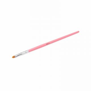 Starnails Štětec na UV gel, Natural Pink - Oval 4