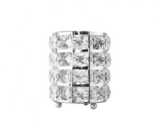 Starnails Stojan na kosmetické štětce a pomůcky Glamour Silver
