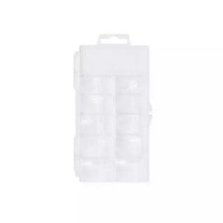 Starnails Tipy CLEAR - tvar hranatý, dl.l.plocha, box 100 ks