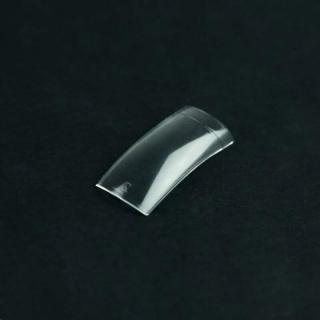 Starnails Tipy CLEAR - tvar hranatý, kr.l.plocha, 60 ks, č. 2