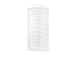 Starnails Tipy CLEAR - tvar oválný, bez l. plochy, box 120 ks