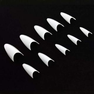 Starnails Tipy NATURAL - tvar mandle, bez l. plochy, box 120 ks