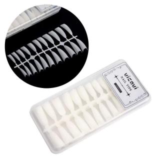 Starnails Tipy NATURAL - tvar mandle dlouhé, bez l. pl., 220ks