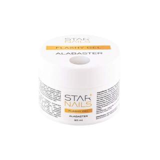 Starnails UV/LED Gel Flashy Alabaster, 50ml – efektový stavební gel