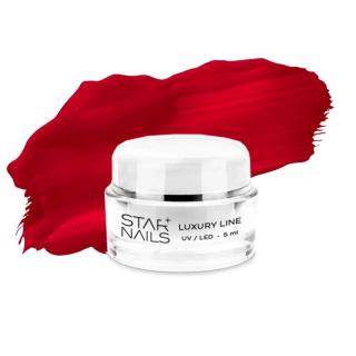 Starnails UV/LED Gel Luxury Line, 5ml, SN 034 - Torch Red - barevný gel