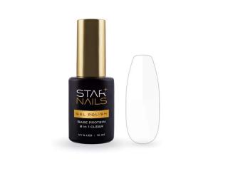 Starnails UV/LED Gel Polish Pro Base Protein 8in1 Clear, 10ml – podkladová báze