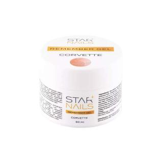 Starnails UV/LED Gel Remember Corvette, 50ml - efektový stavební gel