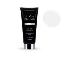 Starnails UV/LED Polygel Starnails - Hema Di-Hema Free, 30ml - 002, White Delight