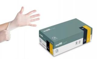 Starnails Vinylové rukavice bez latexu, transparentní (S) - 50 párů