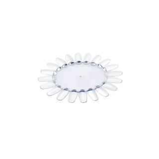 Starnails Vzorník na UV gel/gel lak/ lak, CLEAR - tvar kulatý, sluníčko malé, 1ks