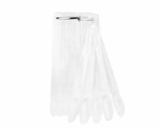 Starnails Vzorník na UV gel/ gel lak/ lak, CLEAR - tvar mandle, vějíř