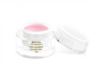 UV/LED Acrylgel Anti-Allergic Pink Touch, 50ml - stavební gel (UV akrygel narůžovělý - hustší, pevný, pružný stavební UV gel)