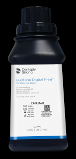 Lucitone Digital Print - 3D Denture Resin Odstín: Dark Reddish Pink - 1 Bottle (1kg)