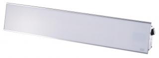 Infrazářič BURDA Relax Glass 1800 W stříbrný kryt, bílé sklo bez DO/R (BURDA BRELG1800-3W)