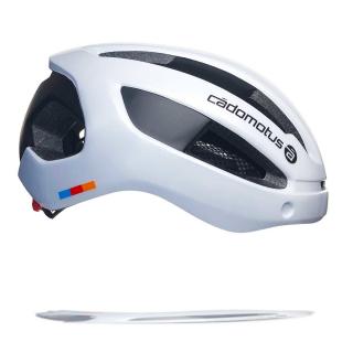 Sigma II aerodynamická helma na brusle a kolo - bílá Obvod hlavy: 58-61 cm (L/XL)