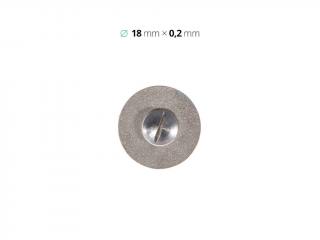 Diamantový disk - plný ⌀18×0,2 mm