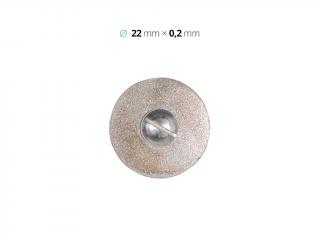Diamantový disk - plný ⌀22×0,2 mm