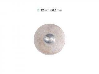 Diamantový disk - plný ⌀22×0,6 mm
