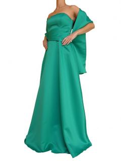 Dynasty luxusní společenské dlouhé šaty Minerva zelené Velikost: XS/S