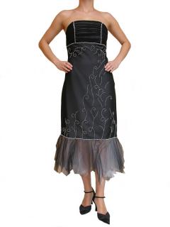 Dynasty luxusní společenské šaty Delois černé Velikost: XS/S