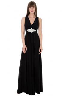 Plesové šaty Veronique černé Velikost: L (40)