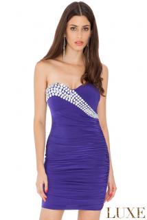 Společenské šaty Berry II fialové Velikost: M (38)