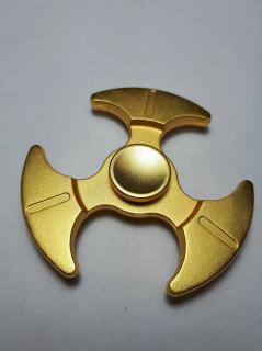 Fidget Spinner Axe zlatý  (SUPER KVALITA)