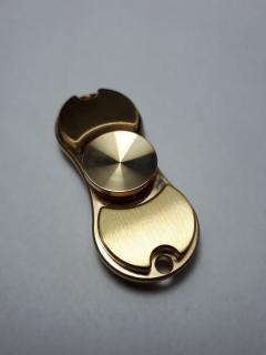 Fidget Spinner Super Shine zlatý  (EXCELENTNÍ KVALITA)