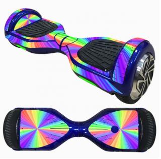 Nálepka pro hoverboard Duha (gyroboard, smart balance wheel) / hoverboard je podobný známému vozítku mini segway