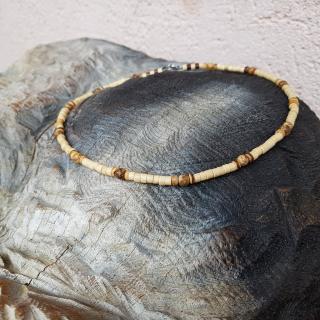 Don 2  Pánský náhrdelník (jaspis, dřevo)