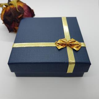 Luxusní dárková krabička modrá