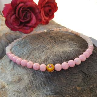 Rose  Náhrdelník (perleť, růženín, jaspis)