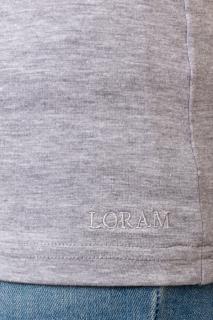 Dámské tričko LAURUS s kulatým výstřihem šedé Barva: šedé, Velikost: L, Prodloužení délky: délka v těle +10 cm