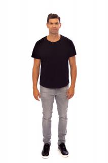 Pánské tričko KIMONO černé Barva: černé, Velikost: S
